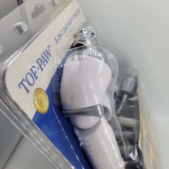 Top Paw 3-In-1 Shower Sprayer Quick Connect Indoor Outdoor New Sealed - Picture 7 of 9